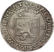 1 Rijksdaalder, Netherlands, 1607-1629 reverse image