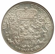 1 Ducaton "Silver Rider", Netherlands, 1774-1793 reverse image