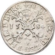 1 Daalder "Burgundian kruisrijksdaalder" - Philip II obverse image